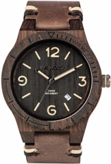 WEWOOD Herren Analog Quarz Smart Watch Armbanduhr mit Leder Armband WW08008 - 1