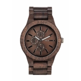 WEWOOD Herren Chronograph Quarz Smart Watch Armbanduhr mit Holz Armband WW30003 - 1